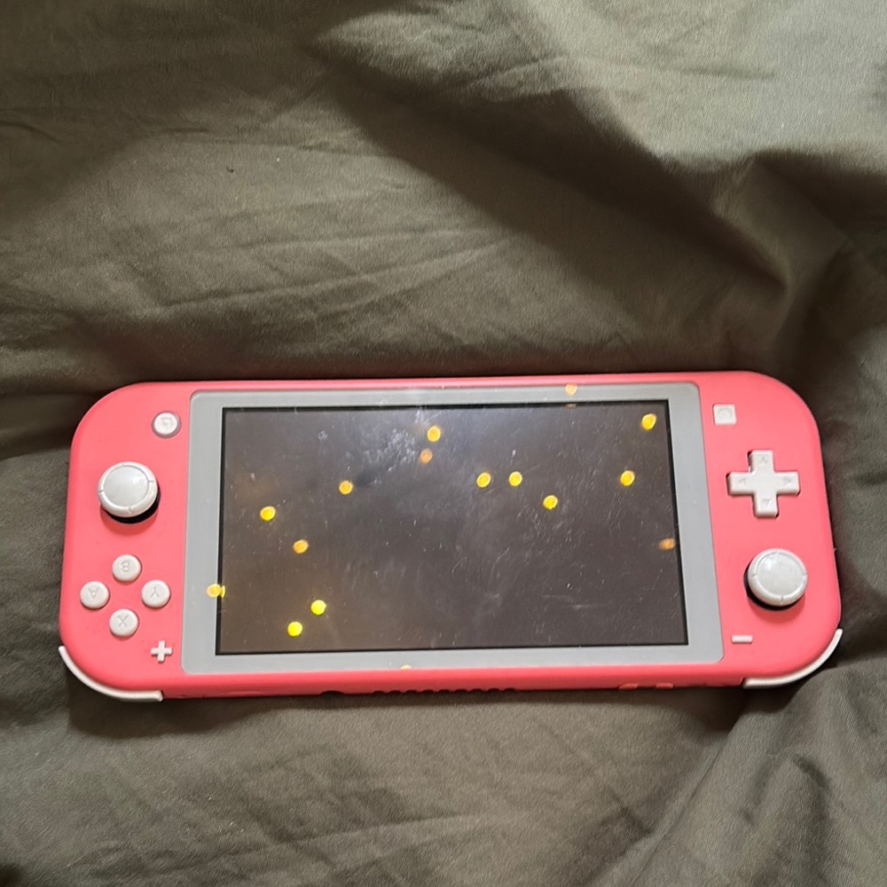 Nintendo Pink and Gray Handheld Console